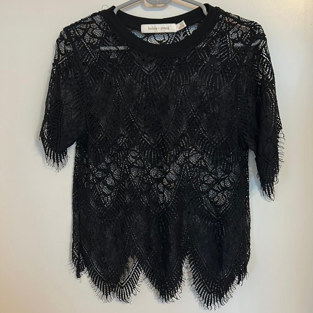 Anthropologie lace top